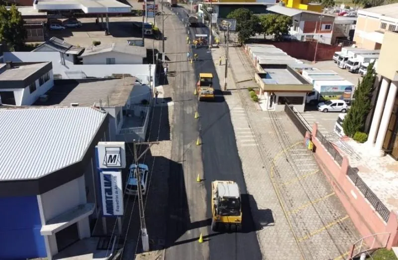 Recuperação da Av. Caetano Branco em fase final de execução