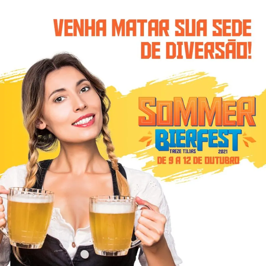 Sommerbierfest: Festival da Cerveja de Verão acontece neste final de semana em Treze Tílias