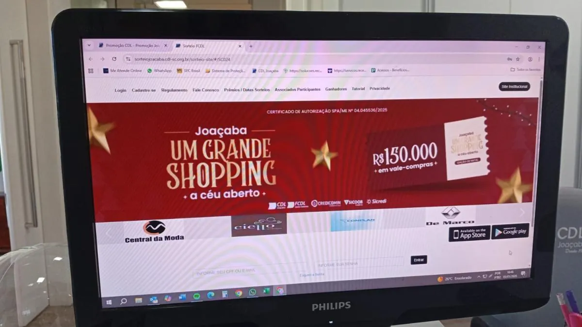 CDL Joaçaba divulga lista oficial de ganhadores da promoção “Um Grande Shopping a Céu Aberto”
