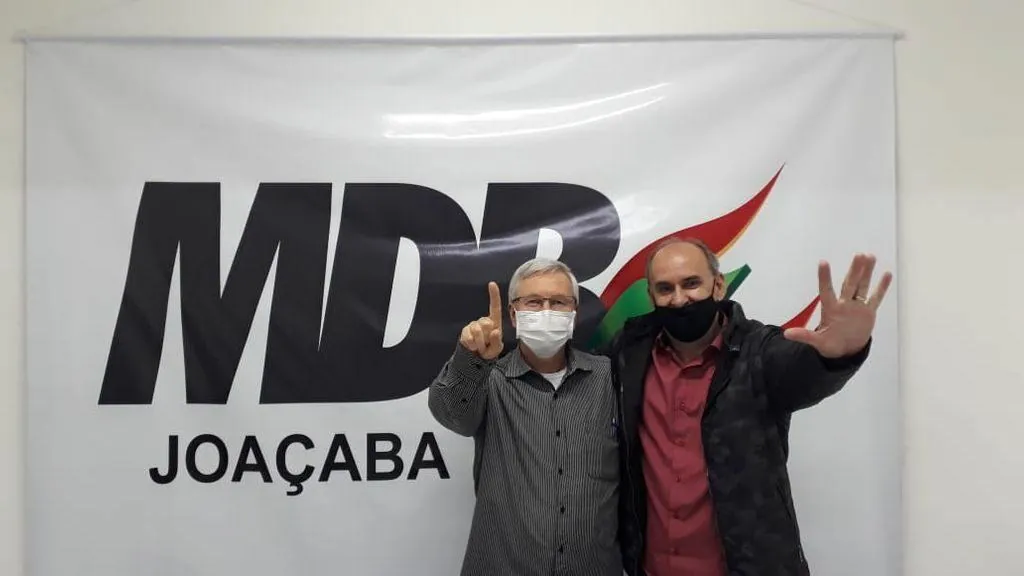 MDB lança Jorge Pohl e Delegado Ademir e concorre de chapa pura à Prefeitura de Joaçaba