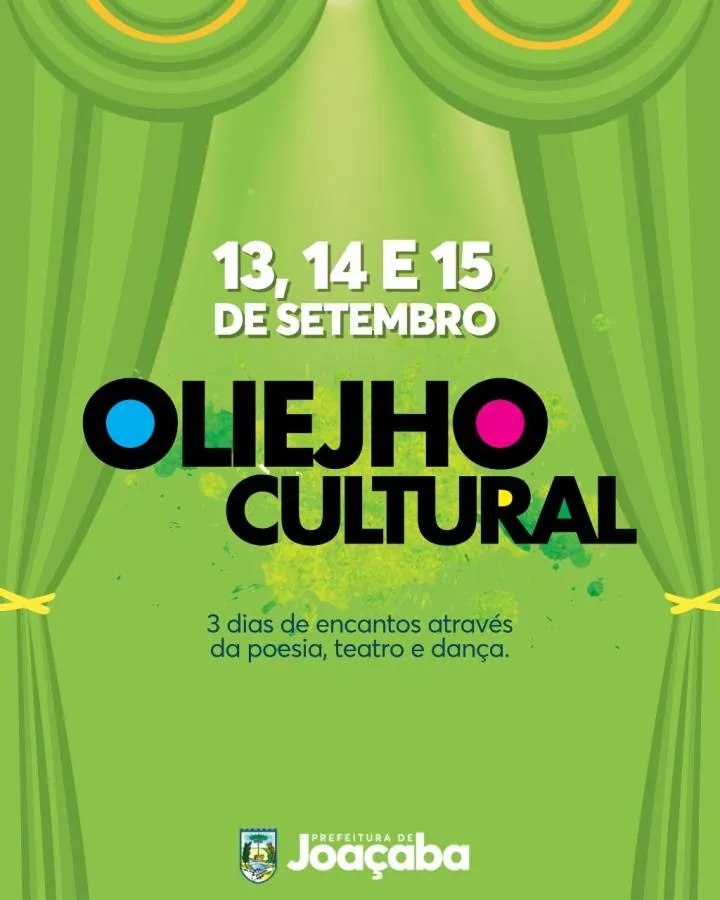 Segunda etapa da 14ª Oliejho Cultural inicia nesta terça-feira (13)