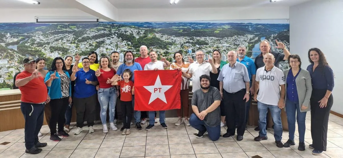 PT de Herval d’Oeste realizou convenção na manhã de domingo (04/08)