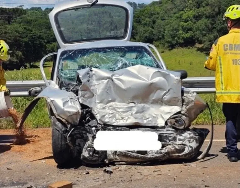 Motorista morre após batida frontal nas SC-150