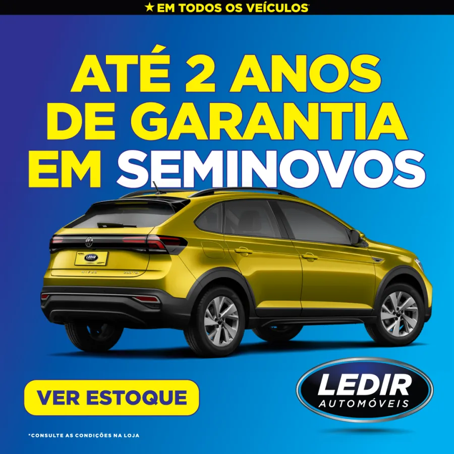 Ledir Automóveis: Até 2 anos de garantia agora em veículos seminovos