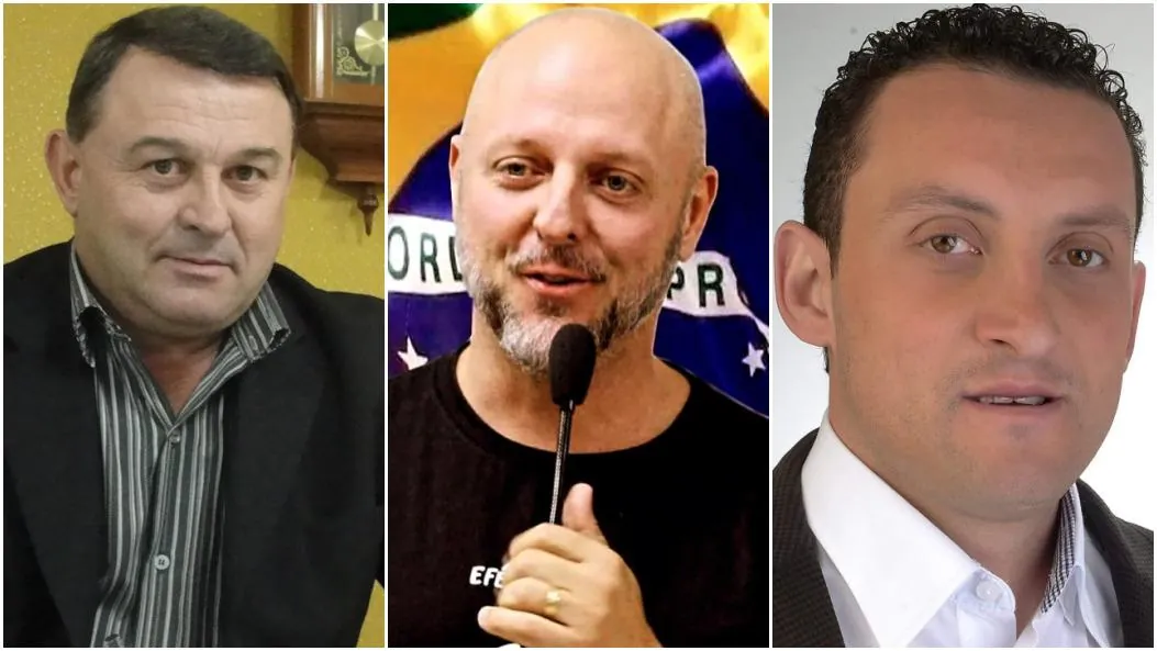 Gilmar Dri, João Marqueze e Leonardo Mascarello