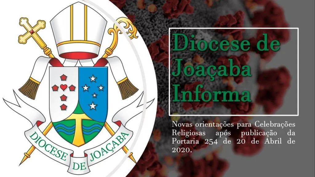 Celebrações com a presença de público permanecerão suspensas na Diocese de Joaçaba