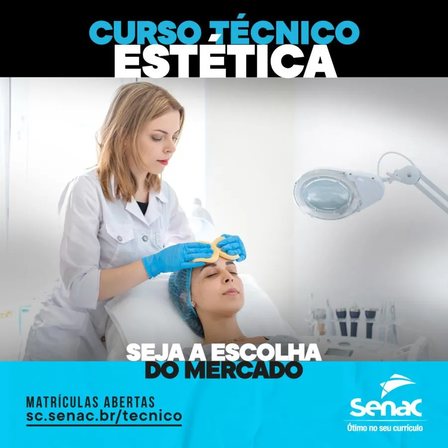 Senac de Joaçaba está com inscrições abertas para o curso Técnico em Estética