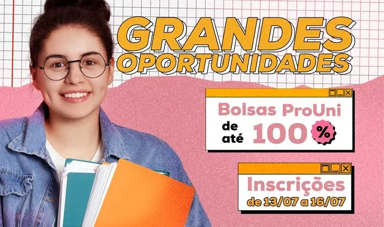Unoesc oferece mais de 600 bolsas de estudos por meio do ProUni