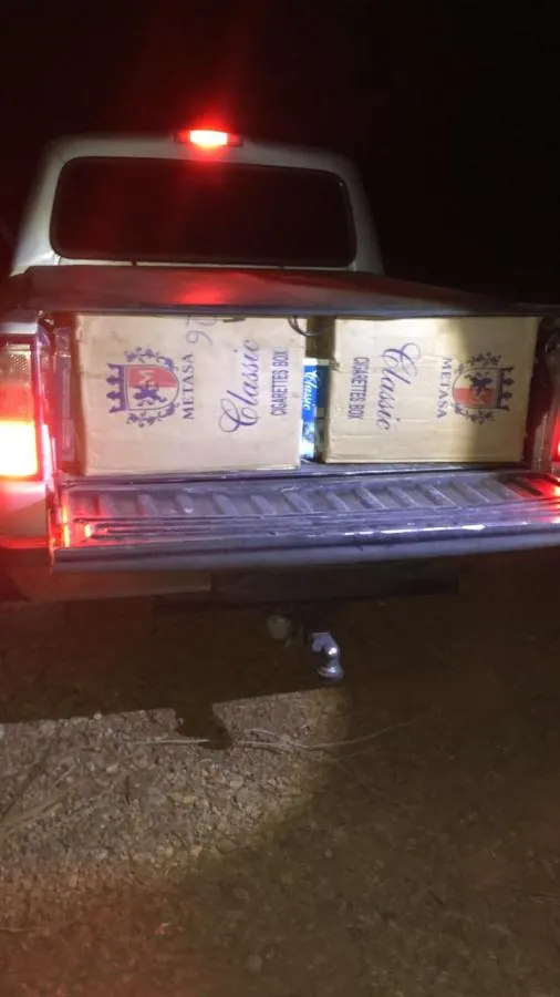 Ação conjunta apreende mais de 12 mil maços de cigarros do Paraguai