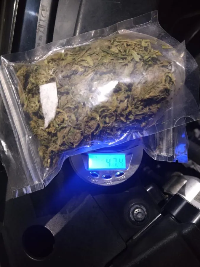 Homem é preso após ser flagrado com maconha em Luzerna