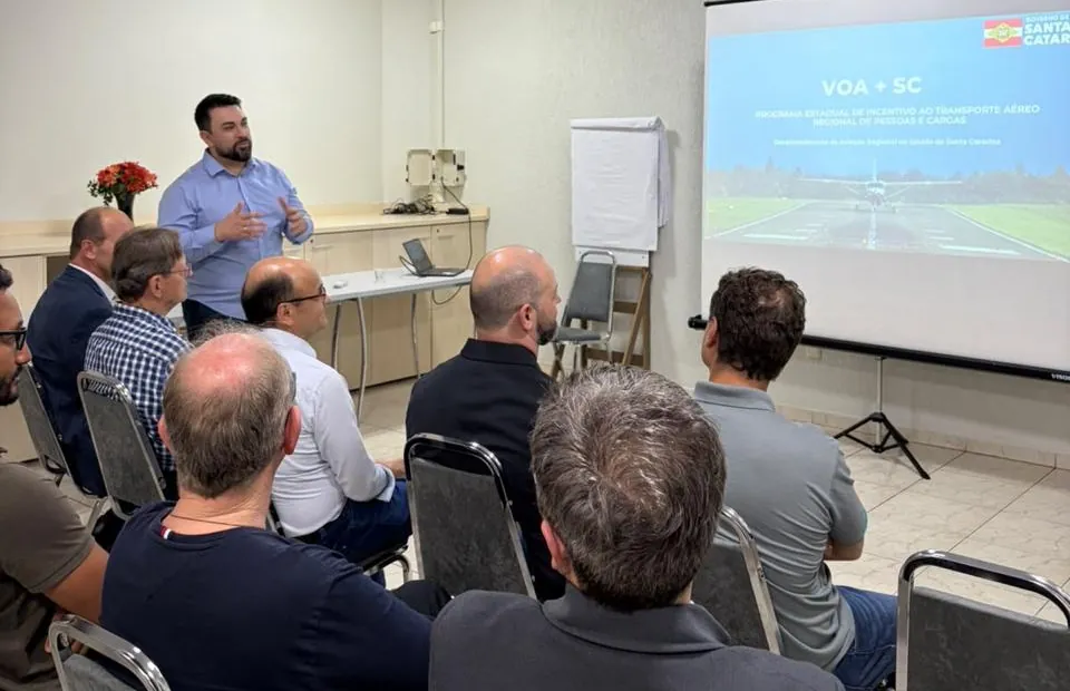 Vereador de Joaçaba articula reunião para apresentação do Programa Voa Mais SC