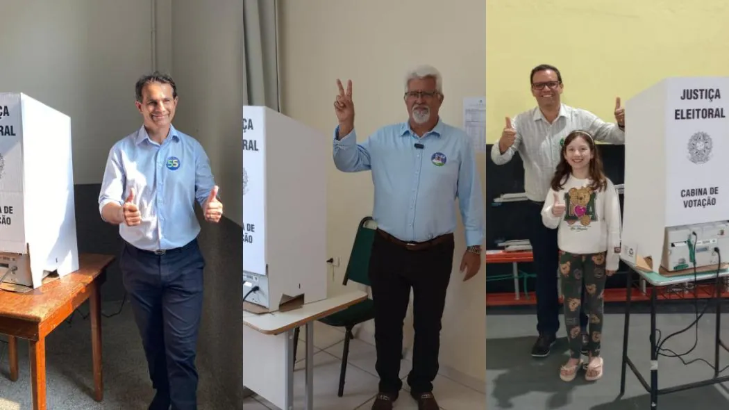 Candidatos a Prefeito de Herval d’Oeste já votaram na manhã deste domingo (06)