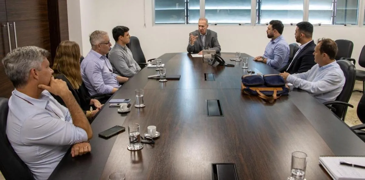 Integrantes da CPI que investiga desvios de recursos da Prefeitura de Joaçaba se reuniram com o presidente do Tribunal de Contas
