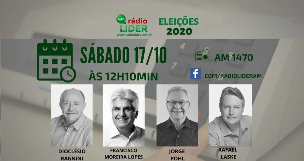 Acontece dentro de instantes o primeiro debate com os candidatos a prefeitura de Joaçaba na Rádio Líder