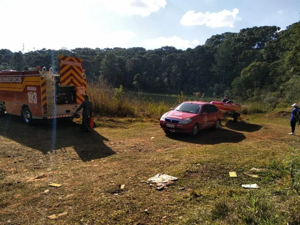 Bombeiros fazem buscas por homem que desapareceu em Fraiburgo