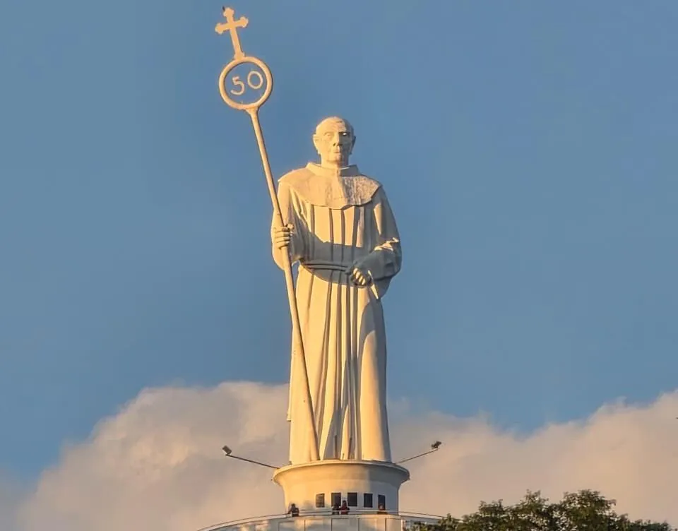 Monumento Frei Bruno receberá nova iluminação