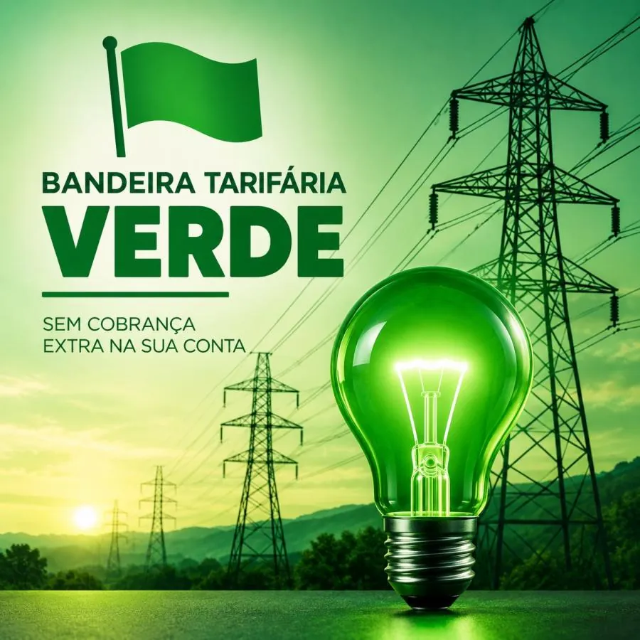 Após cinco meses, conta de luz voltará à bandeira verde em outubro