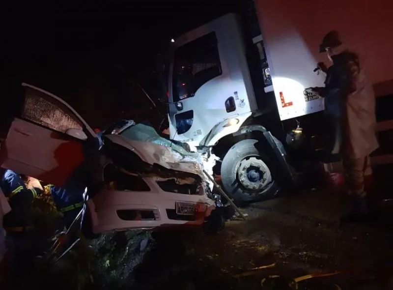 Colisão provoca morte de duas pessoas em Ponte Serrada
