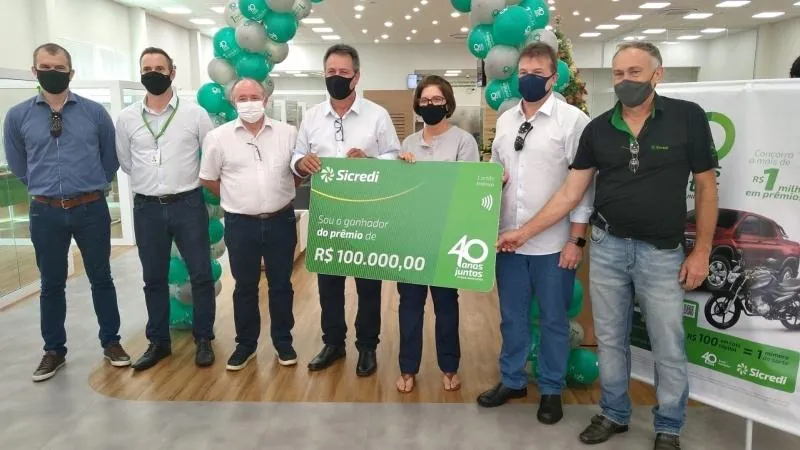 Empresa de Joaçaba ganha prêmio da Sicredi Uniestados