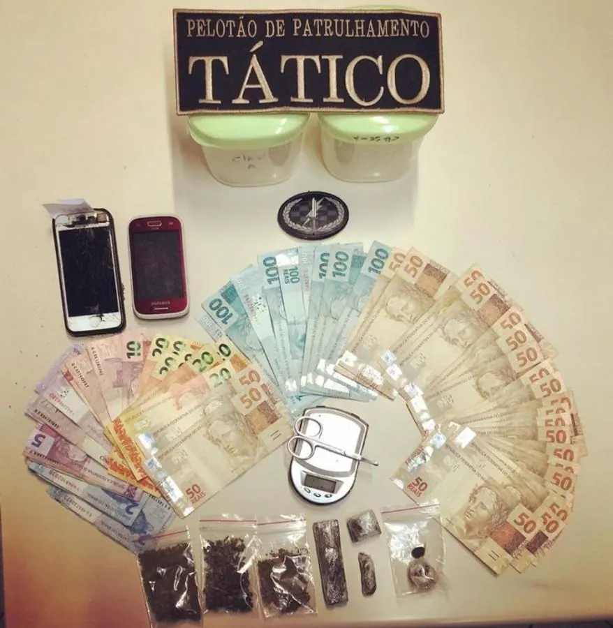 Hervalense é preso por envolvimento com o tráfico de drogas