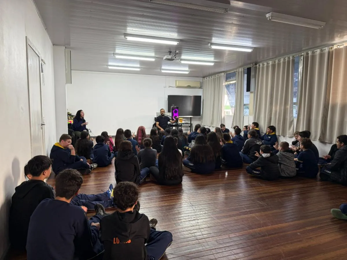 Dia do Estudante é marcado por ações de saúde mental nas escolas municipais de Joaçaba