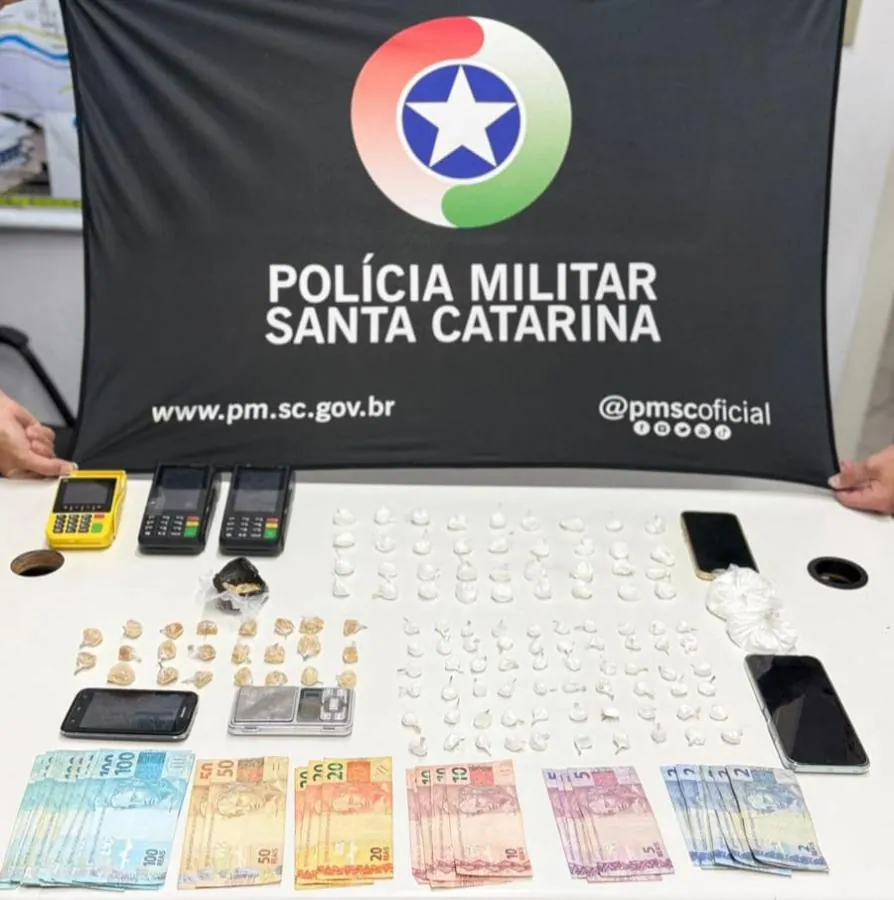 PM prende dois homens envolvidos com o tráfico de drogas em Herval d’Oeste