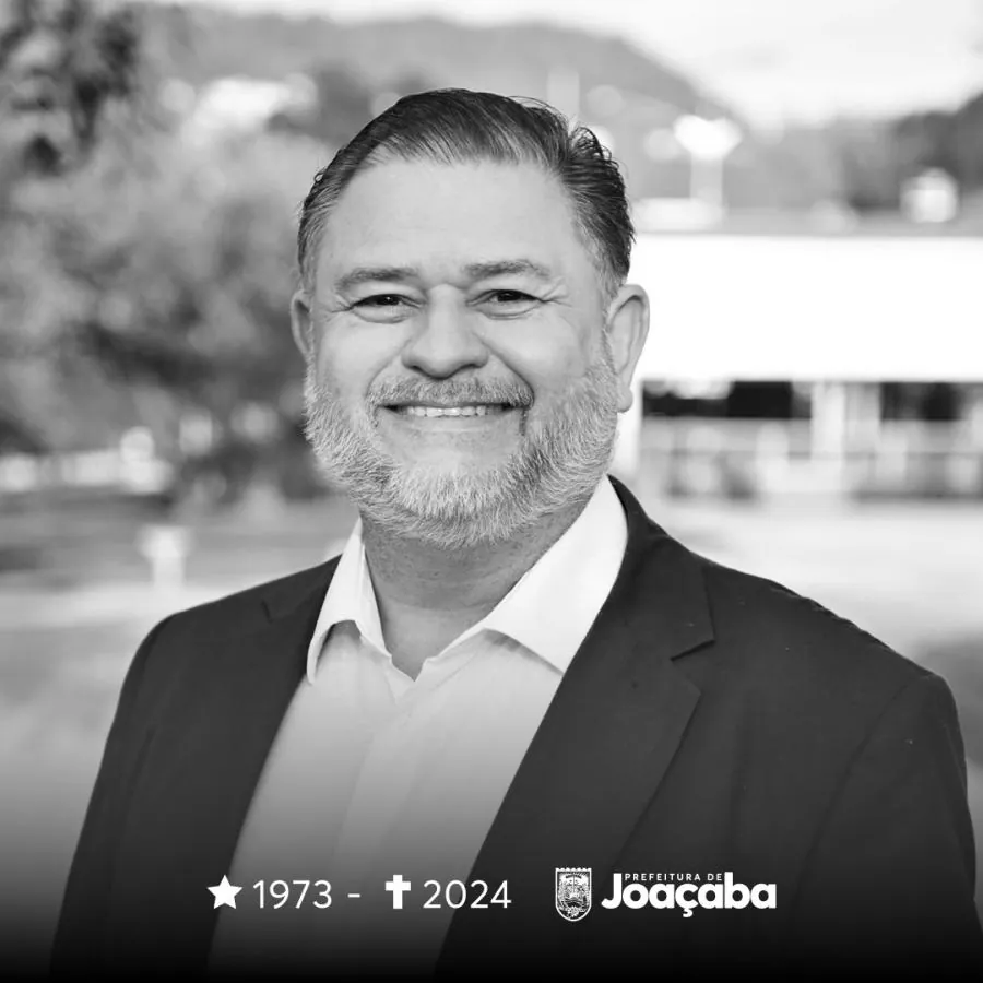 Município de Joaçaba declarou luto oficial em razão do falecimento do vereador e policial civil Juliano Primo Pedrini
