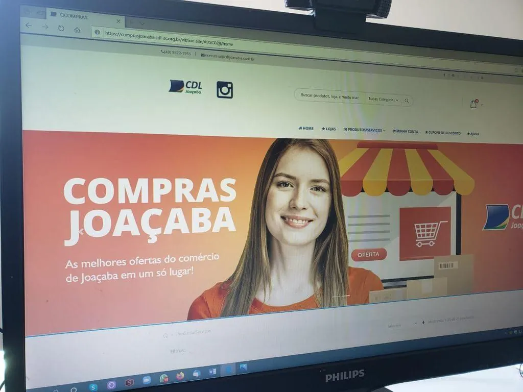 CDL/Joaçaba lança site para o comércio local