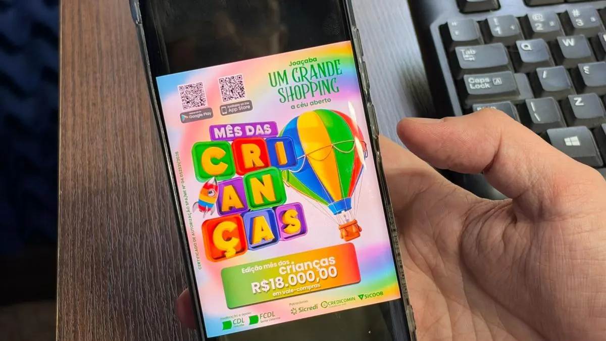 CDL Joaçaba divulga ganhadores da campanha Mês das Crianças, que distribuiu R$ 18 mil em vale-compras