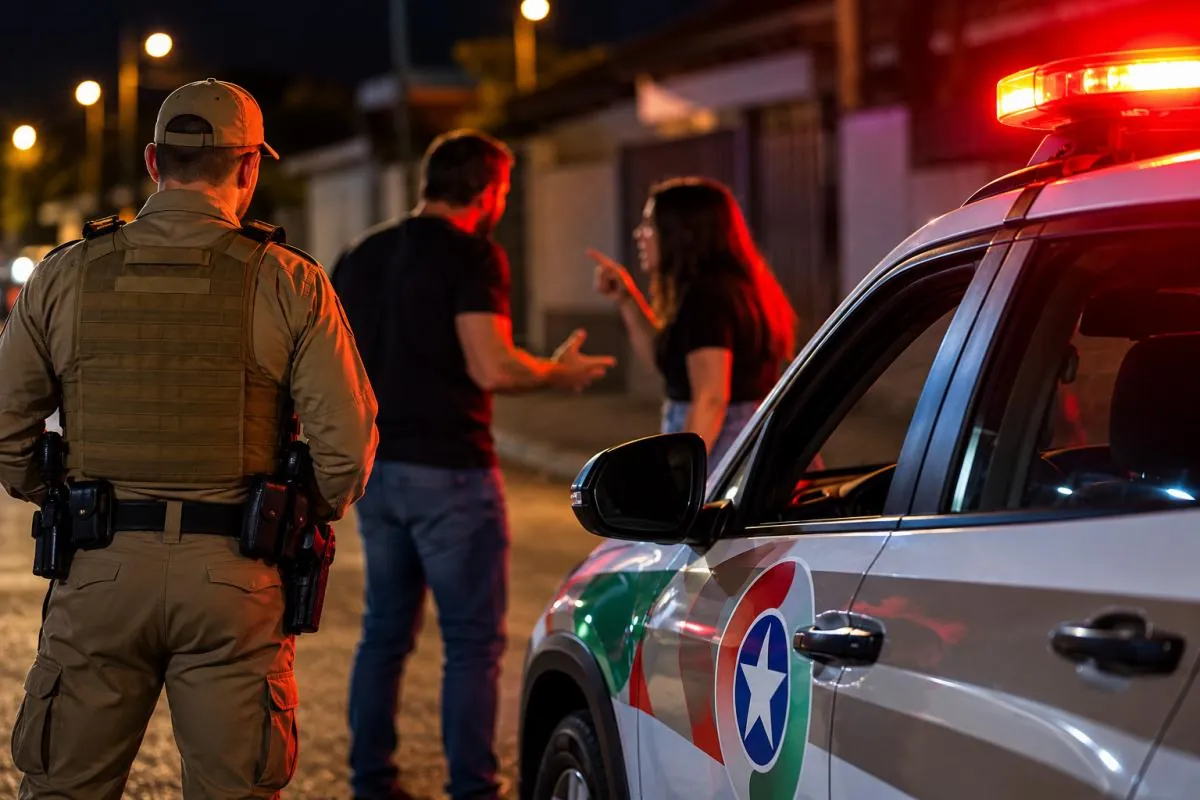 Casal é conduzido à Delegacia após mulher arranhar namorado em Joaçaba