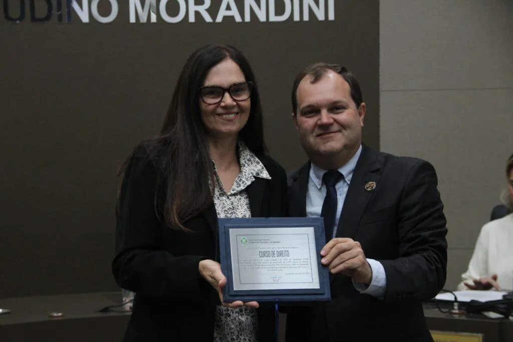 Curso de Direito recebe moção de Aplauso na Câmara de Vereadores de Joaçaba