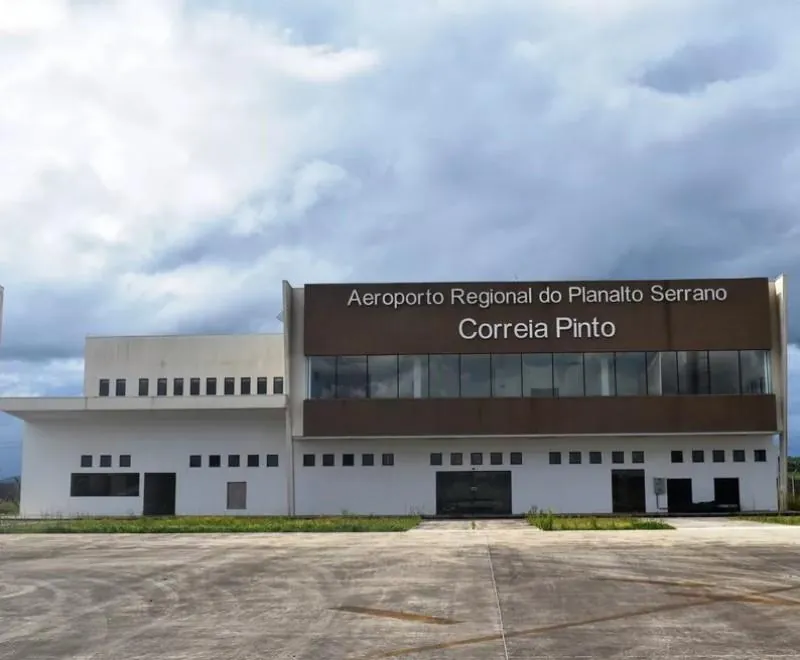 Aeroporto de Correia Pinto deve ficar pronto em junho