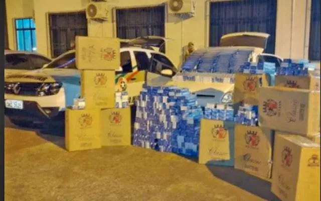 PM apreende carga de cigarros contrabandeados em Campos Novos