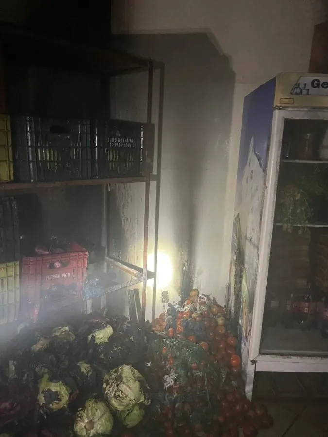 Incêndio em Supermercado de Luzerna mobiliza Bombeiros durante a madrugada