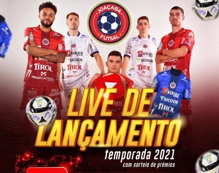 Joaçaba Futsal lança temporada 2021 em live neste sábado