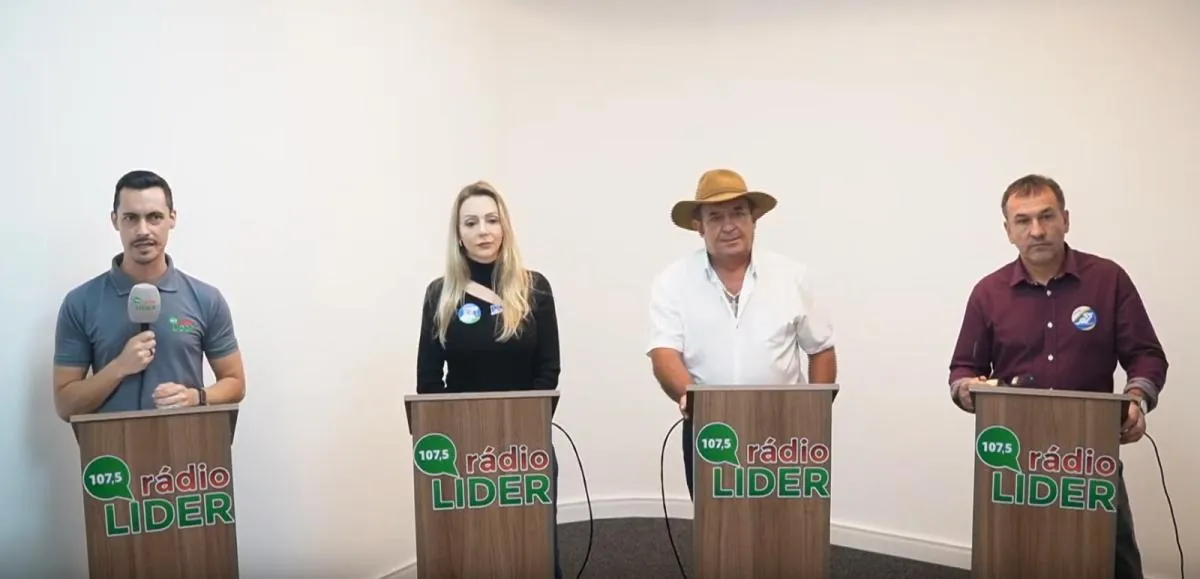 Rádio Líder realizou debate com os candidatos a Vice-Prefeito de Herval d’Oeste