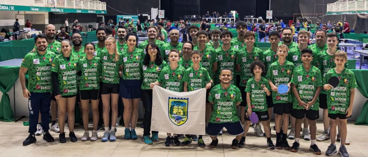 Mesa-tenistas de Joaçaba conquistam 12 Medalhas Estaduais