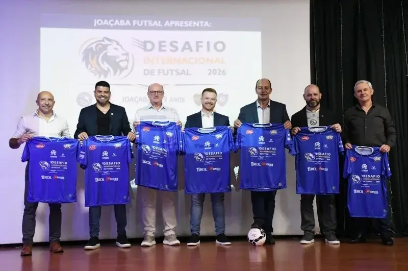 Joaçaba Futsal lança oficialmente o Desafio Internacional para celebrar os 109 anos do município