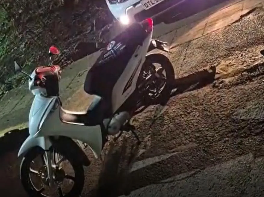 PM recupera motocicleta 30 minutos após ter sido furtada em Joaçaba
