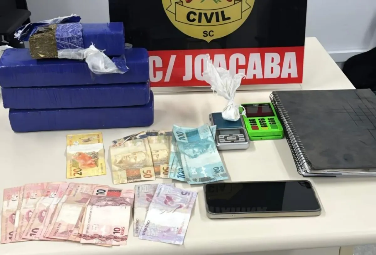 Polícia Civil prende proprietário de borracharia que usava local como ponto de venda de drogas em Joaçaba