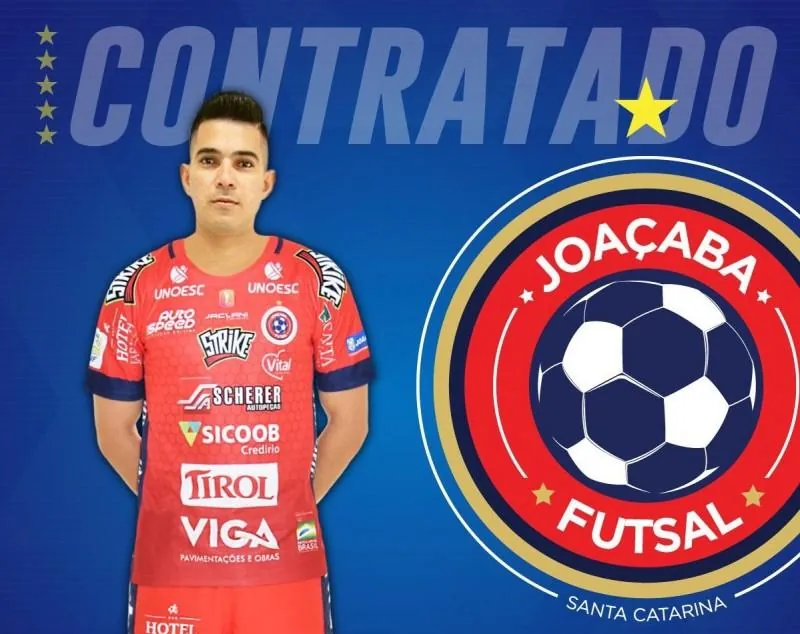 Joaçaba Futsal contrata goleiro Jackson, ex-Atlântico