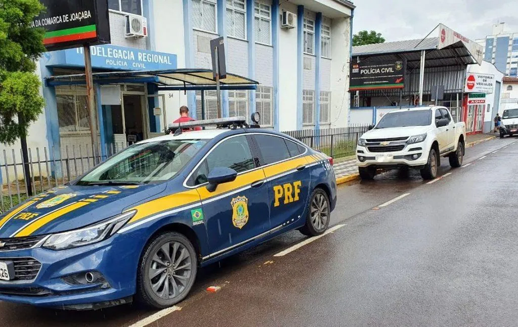 Picape alugada em 2018 e nunca devolvida é recuperada na BR 282 em Joaçaba