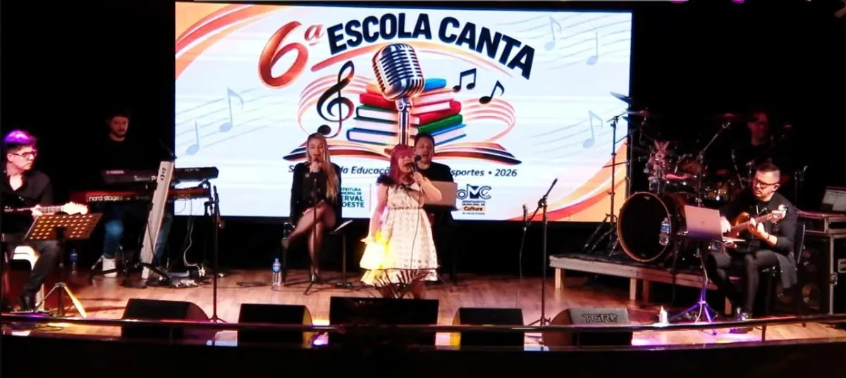 Festival “Escola Canta” reúne 30 talentos no palco em Herval d’Oeste; confira os vencedores