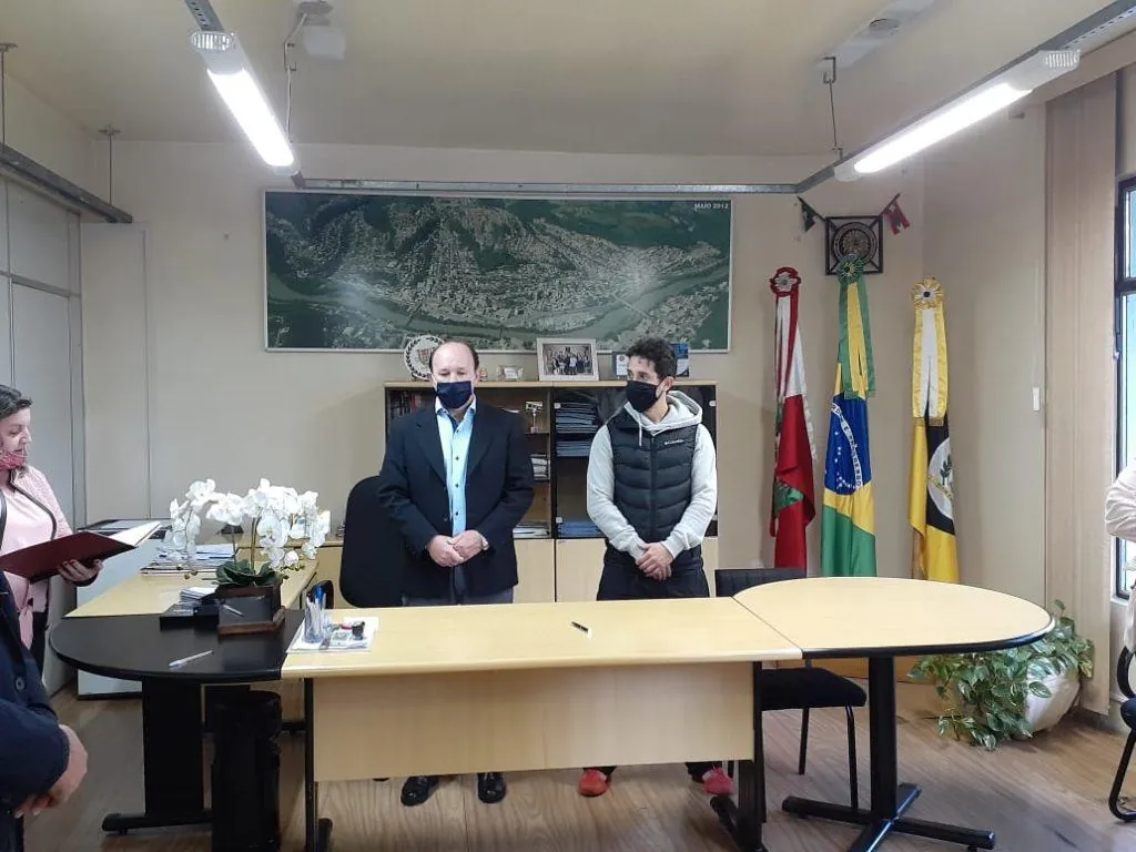 Foto: Prefeito Mauro e o Presidente da Câmara de Vereadores Sérgio Nascimento