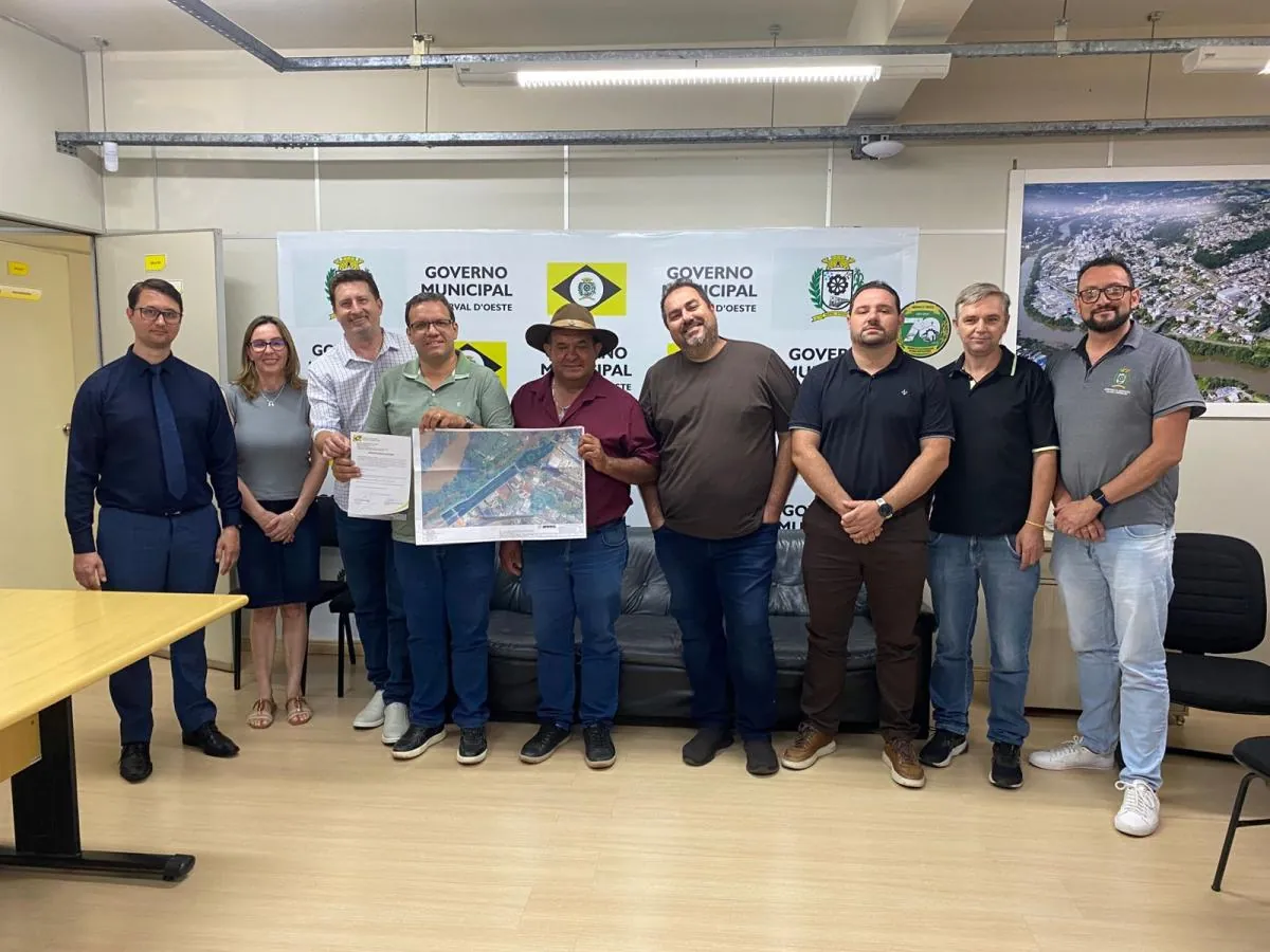 Assinada Ordem de Serviço autorizando obra de revitalização da Rua Nereu Ramos no Centro de Herval