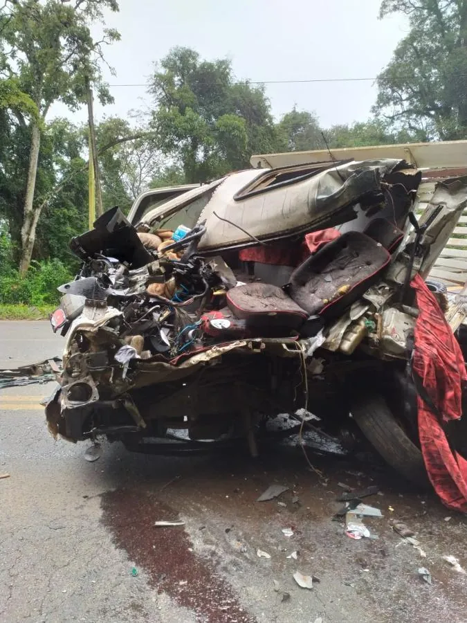 Caminhoneiro morre em grave acidente que envolveu 4 veículos em Joaçaba