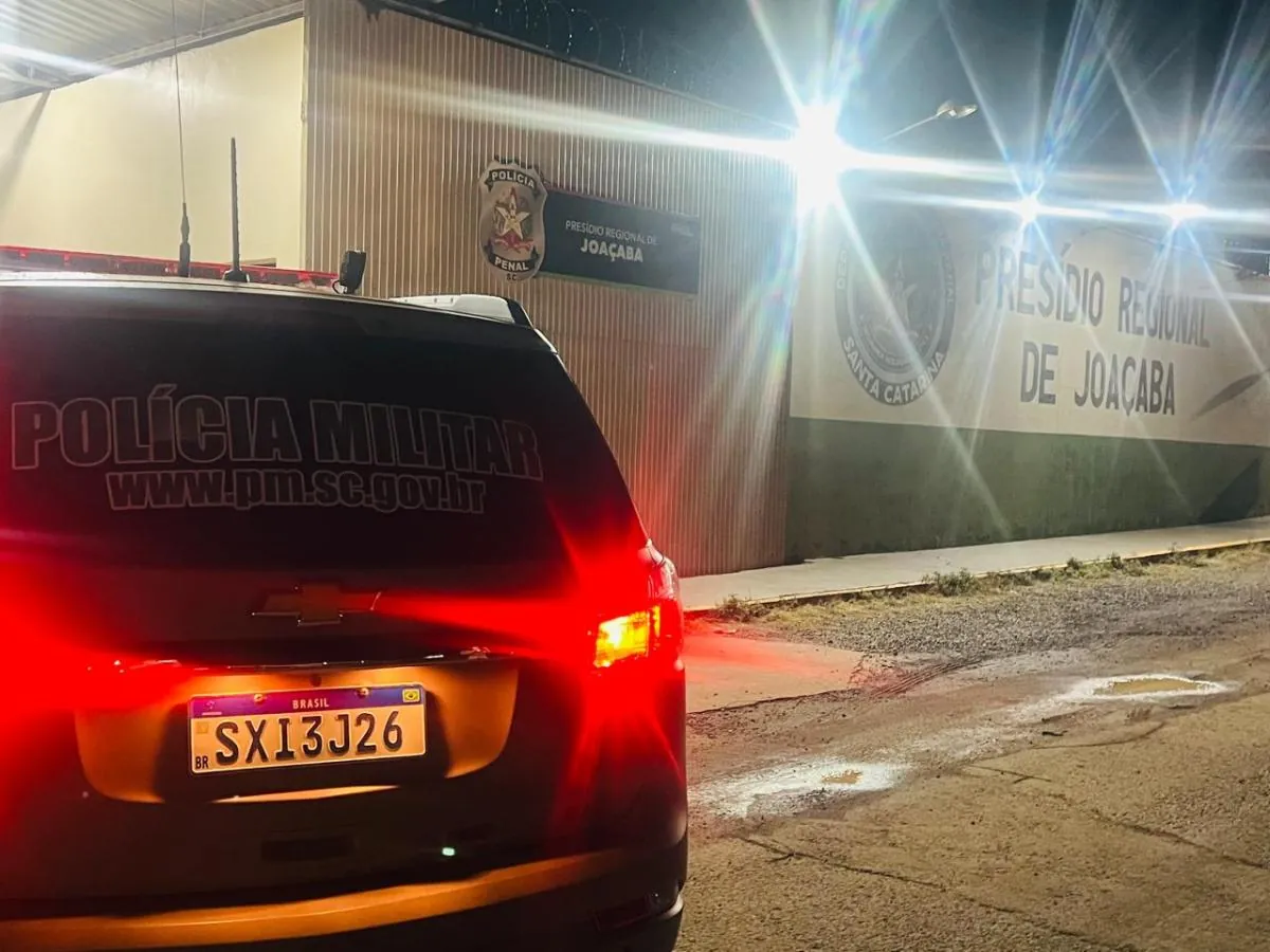 Acusado de diversos crimes, inclusive homicídio, é preso pela PM em Joaçaba