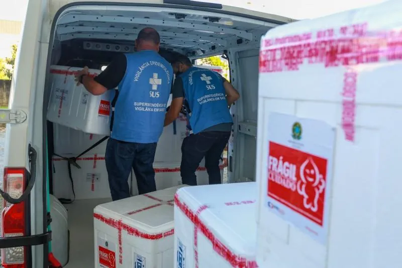 SC inicia distribuição de nova remessa da vacina Coranavac