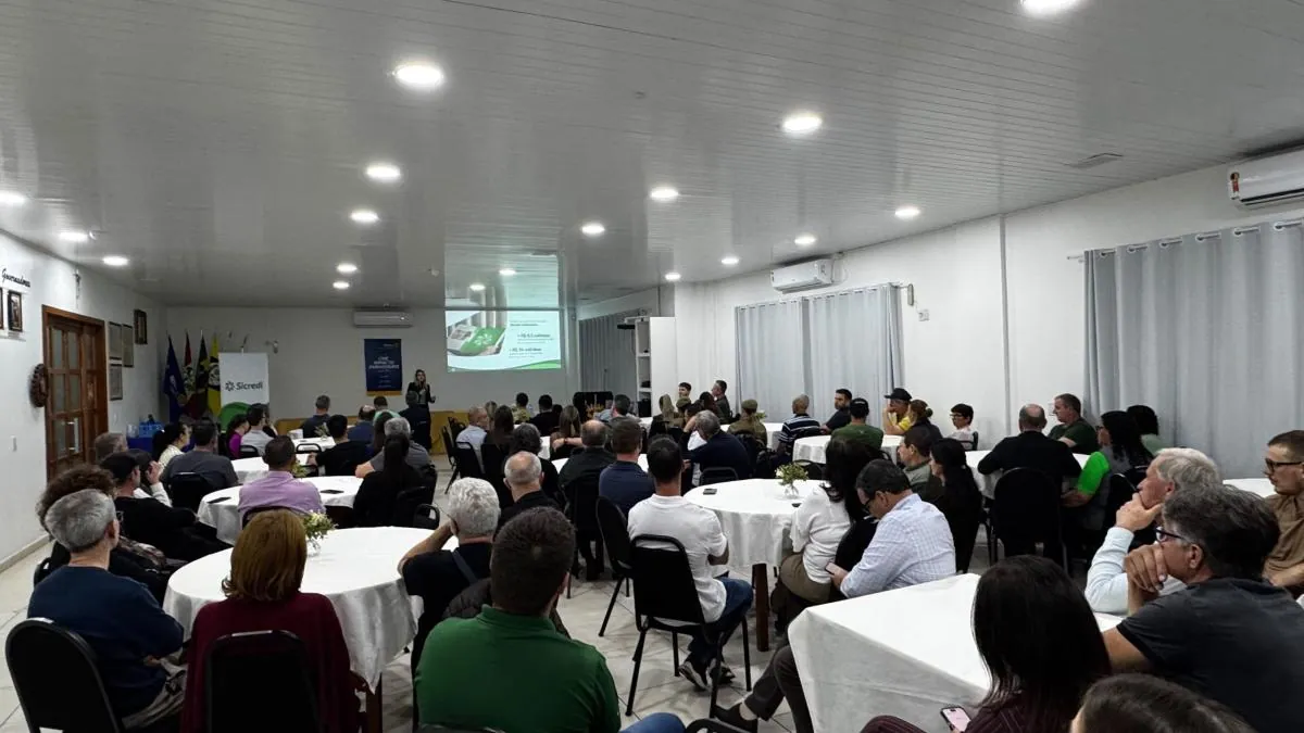 Reunião de núcleos em Herval d’Oeste destaca resultados e trajetória da Sicredi UniEstados