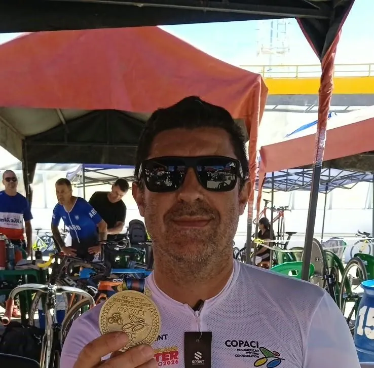 Joaçabense Huandel Alberguini é campeão pan-americano de ciclismo máster na Bolívia